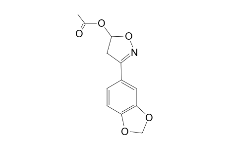 3-(3',4'-Methylenedioxyphenyl)-5-acetyloxy-4,5-dihydroisoxazole