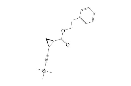CIS-1-(2-PHENYLETHOXYCARBONYL)-2-(TRIMETHYLSILYL)-ETHYNYLCYCLOPROPANE