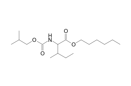 l-Isoleucine, N-isobutoxycarbonyl-, hexyl ester