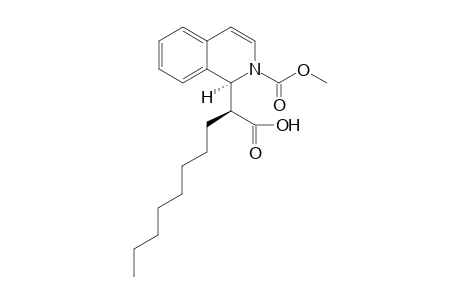 (S)Methyl 1-[(S)-(hydroxycarbonyl)nonyl]-1H-isoquinoliune-2-carboxylate