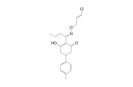 2-Cyclohexen-1-one, 2-[1-[[(3-chloro-2-propenyl)oxy]imino]butyl]-3-hydroxy-5-(4-methylphenyl)-