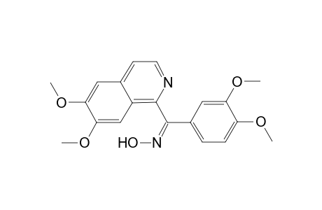 (6,7-dimethoxy-1-isoquinolinyl)(3,4-dimethoxyphenyl)methanone oxime