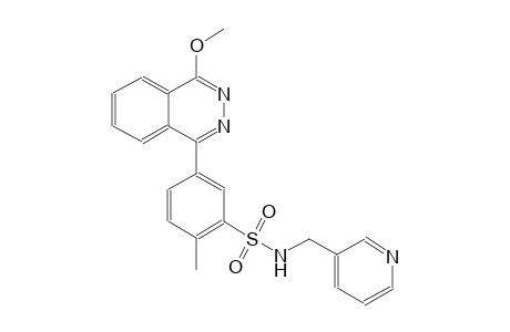 5-(4-methoxy-1-phthalazinyl)-2-methyl-N-(3-pyridinylmethyl)benzenesulfonamide