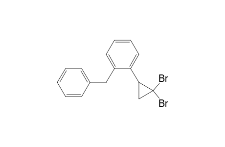 2-Benzyl-1-(2,2-dibromocyclopropyl)benzene