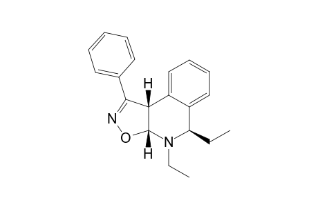 8,9-DIETHYL-3-PHENYL-3A,8,9,9A-TETRAHYDRO-[5,4-C]-ISOXAZOLOISOQUINOLINE-ADDUCT