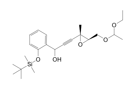 (4R*,5R*)-1-[2-(1-tert-Bytyldimethylsiloxy)phenyl]-4,5-epocy-6-(1-ethoxyethoxy)-4-methyl-2-heyn-1-ol