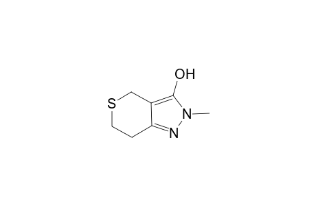 2-methyl-2,4,6,7-tetrahydrothiopyrano[4,3-c]pyrazol-3-ol