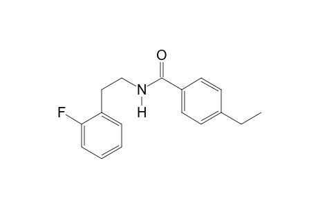 4-Ethyl-N-[2-(2-fluorophenyl)ethyl]benzamide