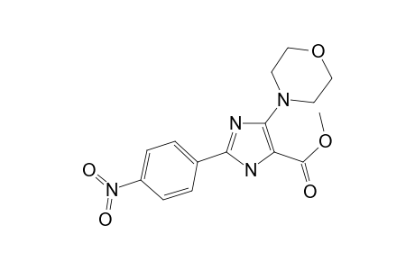 5-Morpholin-4-yl-2-(4-nitrophenyl)-3H-imidazol-4-carboxylic acid, methyl ester