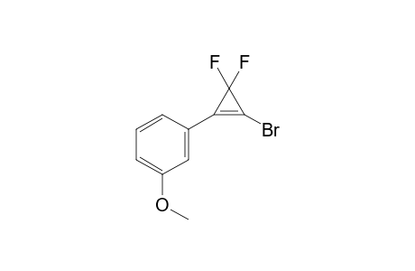 1-(2-bromo-3,3-difluorocycloprop-1-enyl)-3-methoxybenzene