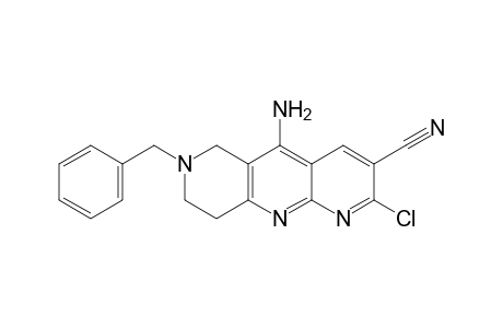 5-Amino-7-benzyl-2-chloro-6,7,8,9-tetrahydropyrido[2,3-b][1,6]naphthyridin-3-carbonitrile