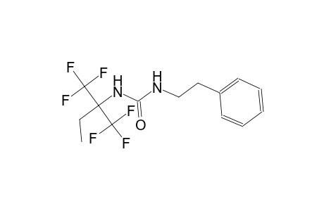 N-[1,1-bis(trifluoromethyl)propyl]-N'-(2-phenylethyl)urea
