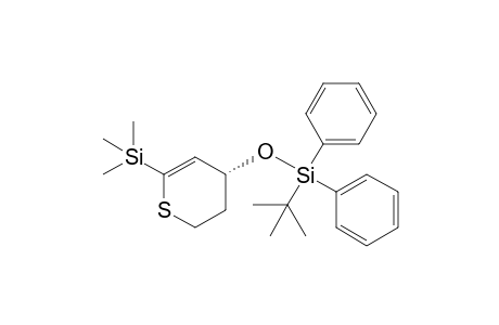 (R)-4-(tert-Butyl-diphenyl-silanyloxy)-6-trimethylsilanyl-3,4-dihydro-2H-thiopyran