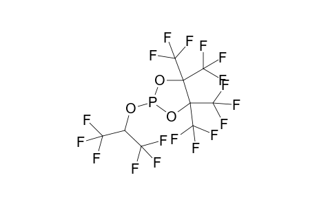 2-[(1',1',1'-Trifluoro-2'-trifluoromethyl)ethoxy]-4,4,5,5-tetrakis(trifluoromethyl)-1,3,2-dioxaphospholane