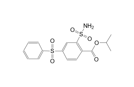 isopropyl 2-(aminosulfonyl)-4-(phenylsulfonyl)benzoate