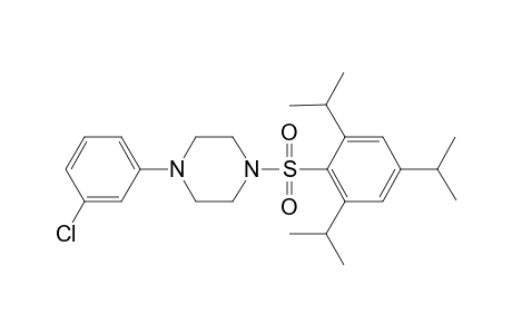 1-(3-Chlorophenyl)-4-(2,4,6-triisopropylphenyl)sulfonyl-piperazine