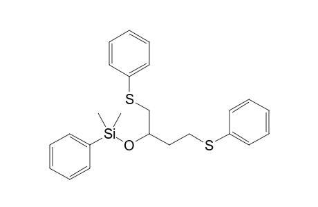 1,4-bis(Phenylthio)-2-[(dimethylphenylsilyl)oxy]-butane
