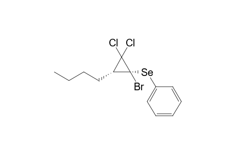 (2S,3R)-1,1-Dichloro-2-bromo-2-phenylseleno-3-butylcyclopropane