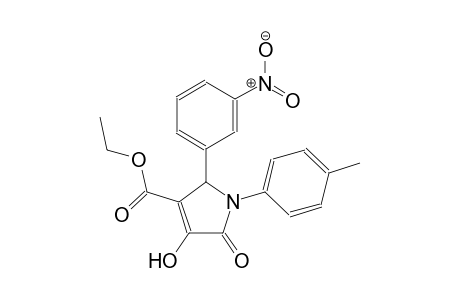 ethyl 4-hydroxy-1-(4-methylphenyl)-2-(3-nitrophenyl)-5-oxo-2,5-dihydro-1H-pyrrole-3-carboxylate