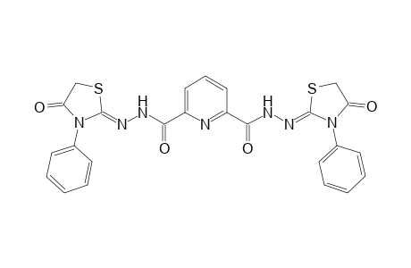 N2',N6'-Bis(4-oxo-3-phenylthiazolidin-2-ylidene)pyridine-2,6-dicarbohydrazide