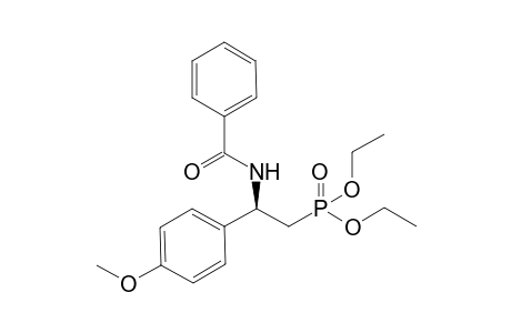 (R)-Diethyl 2-benzamido-2-(4-methoxyphenyl)ethylphosphonate