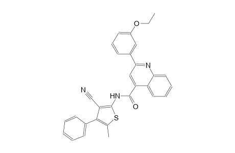 N-(3-cyano-5-methyl-4-phenyl-2-thienyl)-2-(3-ethoxyphenyl)-4-quinolinecarboxamide