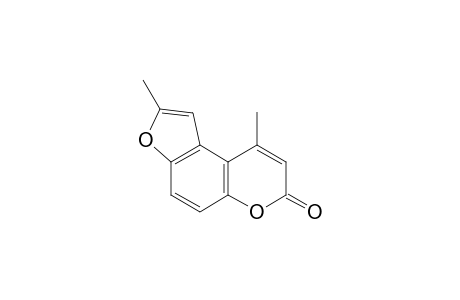 beta,2-dimethyl-5-hydroxy-4-benzofuranacrylic acid, delta-lactone