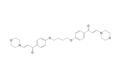 (E)-3-Morpholin-4-yl-1-(4-{4-[4-((E)-3-morpholin-4-yl-acryloyl)-phenoxy]-butoxy}-phenyl)-propenone