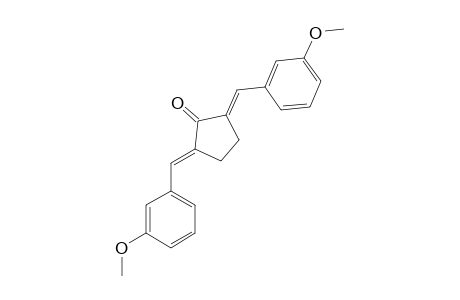 (2E,5E)-2,5-bis(3-methoxybenzylidene)cyclopentan-1-one