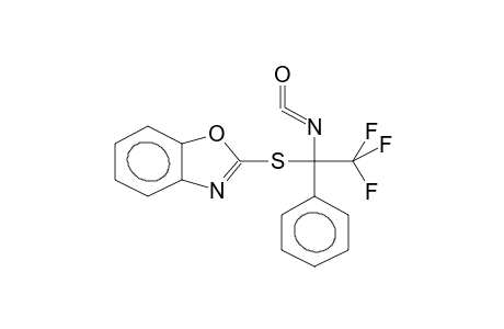 1-(BENZOXAZOL-2-YLTHIO)-1-PHENYL-2,2,2-TRIFLUOROETHYLISOCYANATE