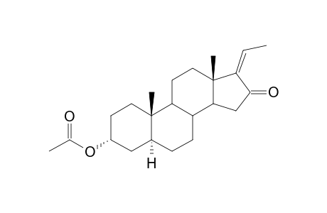 3-ALPHA-ACETYLOXY-5-ALPHA-PREGN-17-(20)-(CIS)-EN-16-ONE