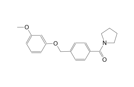 1-{4-[(3-methoxyphenoxy)methyl]benzoyl}pyrrolidine