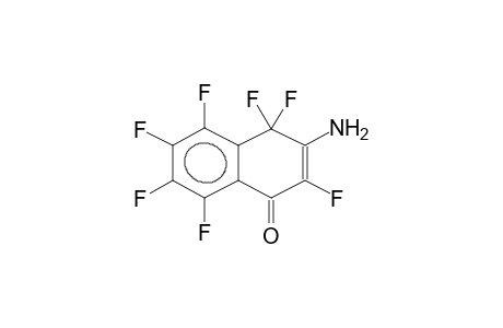 1-OXO-3-AMINO-1,4-DIHYDROHEPTAFLUORONAPHTHALENE