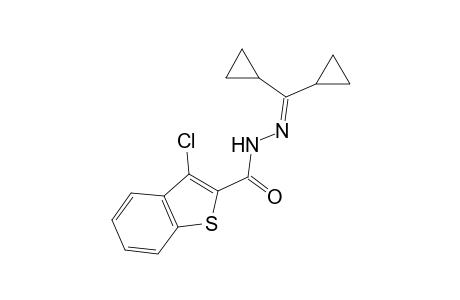 3-Chloro-N'-(dicyclopropylmethylene)-1-benzothiophene-2-carbohydrazide