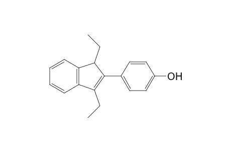 4-(1,3-diethyl-1H-inden-2-yl)phenol