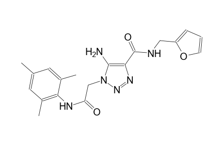 5-amino-N-(2-furylmethyl)-1-[2-(mesitylamino)-2-oxoethyl]-1H-1,2,3-triazole-4-carboxamide