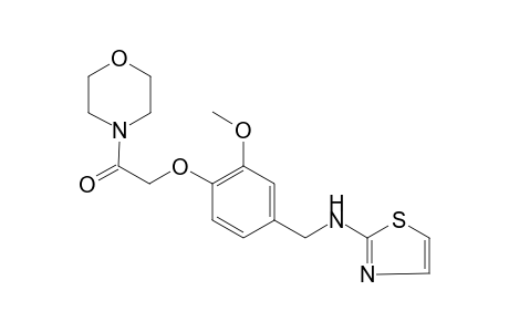 2-[2-Methoxy-4-(thiazol-2-ylaminomethyl)-phenoxy]-1-morpholin-4-yl-ethanone