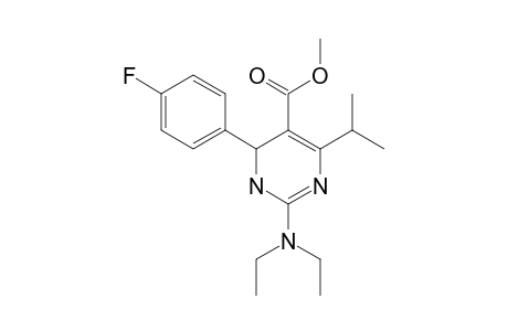 6-(4'-FLUOROPHENYL)-4-ISOPROPYL-5-METHOXYCARBONYL-2-DIETHYLAMINO-1,6-DIHYDROPYRIMIDINE