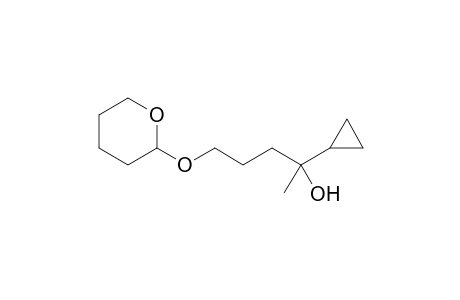 2-cyclopropyl-5-(2-oxanyloxy)-2-pentanol