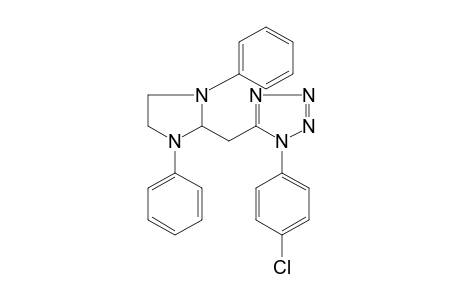 1-(p-chlorophenyl)-5-[(1,3-diphenyl-2-imidazolidinyl)methyl]-1H-tetrazole