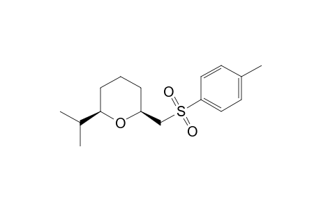(2R,6S)-2-isopropyl-6-(p-tolylsulfonylmethyl)tetrahydropyran