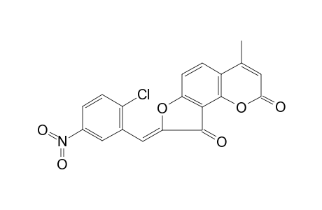 8-(2-Chloro-5-nitro-benzylidene)-4-methyl-furo[2,3-h]chromene-2,9-dione