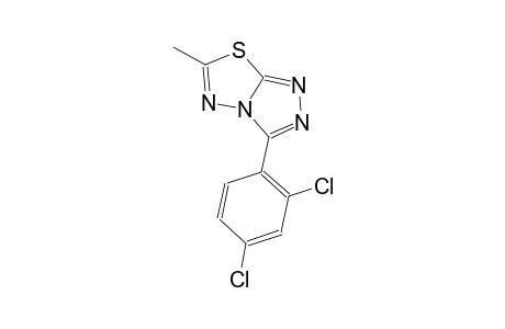 3-(2,4-dichlorophenyl)-6-methyl[1,2,4]triazolo[3,4-b][1,3,4]thiadiazole