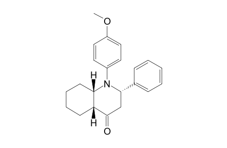 CIS-ENDO-1-(4-METHOXYPHENYL)-2-PHENYLDECAHYDROQUINOLIN-4-ONE