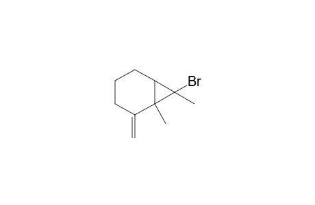 7-Bromo-2-methylene-1,7-dimethylbicyclo[4.1.0]heptane