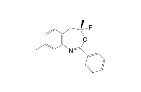 (4S)-4,8-Dimethyl-4-fluoro-2-phenyl-4,5-dihydrobenzo[d]-1,3-oxazepine