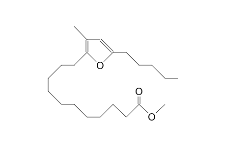11-(3-Methyl-5-pentyl-2-furyl)-undecanoic acid, methyl ester