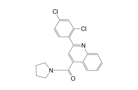 2-(2,4-dichlorophenyl)-4-(1-pyrrolidinylcarbonyl)quinoline
