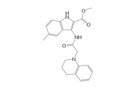 methyl 3-[(3,4-dihydro-1(2H)-quinolinylacetyl)amino]-5-methyl-1H-indole-2-carboxylate