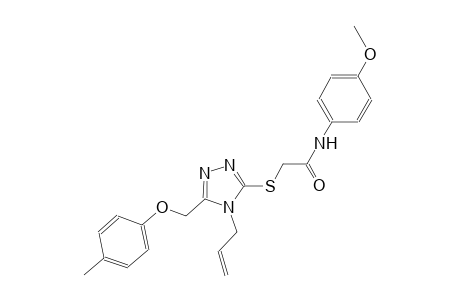 2-({4-allyl-5-[(4-methylphenoxy)methyl]-4H-1,2,4-triazol-3-yl}sulfanyl)-N-(4-methoxyphenyl)acetamide